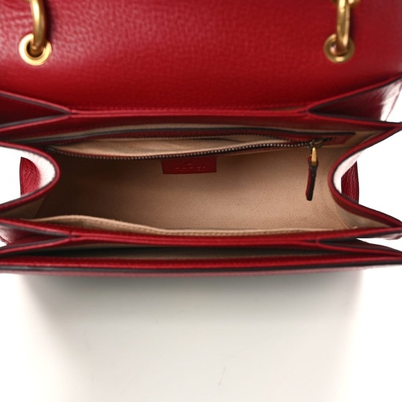 Gucci GG Supreme Monogram Small Queen Margaret Top Handle Bag Red - Picture 5 of 5